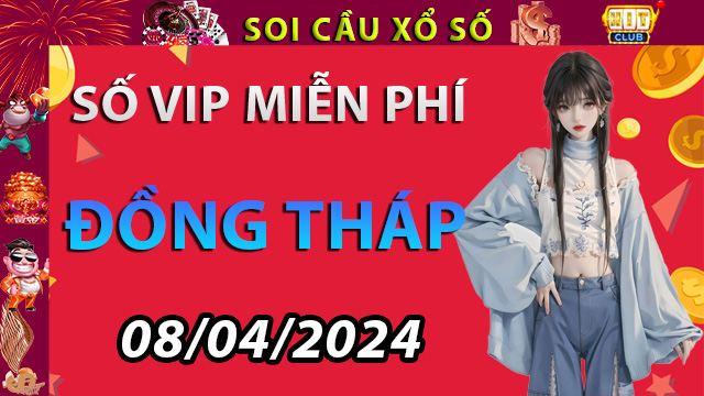 Cầu lô đề Đồng Tháp ngày 08/04/2024 – Phân tích lô đề Tại Hitclub18.com