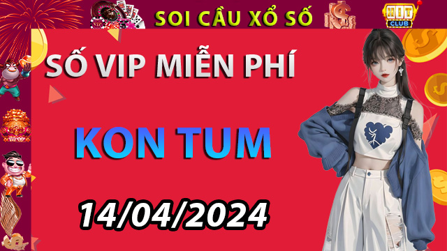 Giải mã thần số học Kon Tum ngày 14/04/2024 - Dự đoán Ba càng chuẩn tại Hit club